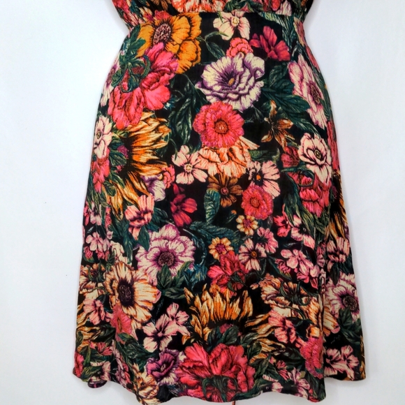 Billabong Sunflower Floral Dress Size Medium - Picture 4 of 11